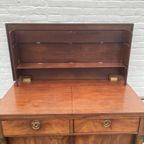 Antiek Mahonie Dressoir, En Opengeklapt Een Mooi Antiek Klapbufet thumbnail 7
