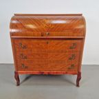 Vintage Rolbureau Egon Ostergaard '60 Zweden Bureau Regency thumbnail 11