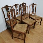 Brocante Queen Ann Eettafelstoelen Stoelen Set Prijs thumbnail 7