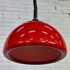 Rode Space Age Hanglamp Van Cosack Leuchten thumbnail 6