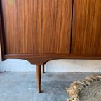 Retro Vintage Mid-Century Dressoir,High-Board,Wandkast Xl thumbnail 15