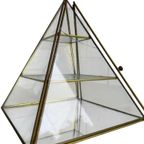 Vintage Mini Serre / Vitrine / Etagere In Piramide Vorm thumbnail 4