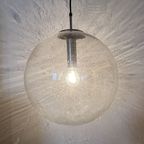 Large Limburg Glashütte Hanging Lamp Globe 1970S Germany thumbnail 3