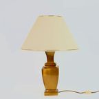 Hollywood Regency - Deknudt - Maison Jansen Stijl - Messing - Goud - Tafellamp - 80'S thumbnail 4