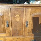 Antieke Eiken Ladekast Dressoir thumbnail 3