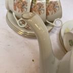 Vintage Chinese Theepot Met 6 Kop En Schotels, Puntgaaf - Reliving thumbnail 10