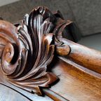 Antiek (+/- 1780) Dubbelgebogen Mahonie Kabinet, 243 Cm Hoog thumbnail 8