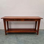 Klassieke Noten / Kersen Vintage Sidetable Dressoir Ladekast thumbnail 2