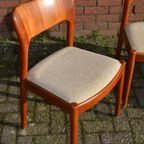 Retro Scandinavisch Design Eethoek Tafel Met 4 Stoelen thumbnail 5