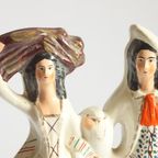 Staffordshire Figurine Of A Scottish Couple 19Th Century thumbnail 16