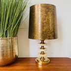 Hollywood Regency Tafellamp Messing En Marmer Goud thumbnail 4