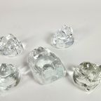 Bergdala - Glasbruk - Peter Johansson - Zweden - Paperweights (5) - Kristal - 70'S thumbnail 9