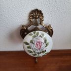 Vintage Italiaanse Haak Messing Met Porselijn thumbnail 11