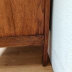 Vintage Antiek Dressoir Commode Ladekast Badkamermeubel Met Marmer Blad 701 thumbnail 17