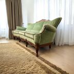 Vintage Zeegroene Barok Zetel / Fauteuil / Canapé thumbnail 2