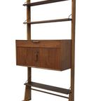 Vintage Wandmeubel Wandkast Teak Fineer Simpla Vrijstaand Ja thumbnail 2