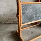 Vintage Chalq Board With A Pair Of Chil Seats thumbnail 3