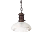 Oud Romantische Hanglamp Uit Frankrijk. Brocante, Industrieel thumbnail 4