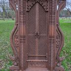 Carved Wooden Newari Window From Nepal thumbnail 9