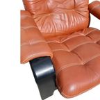 Mcm Design Fauteuil En Voetbank, Lystolet, Zweden,1970S thumbnail 22