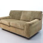 Artifort Vintage Bank 2Zits Groen Velours Ribstof thumbnail 15