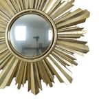 Gouden Zonnespiegel Sunburst Butler Convex Spiegel 37Cm thumbnail 7