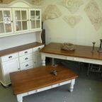 Prachtige Landelijke Ronde Eiken Tafel thumbnail 18