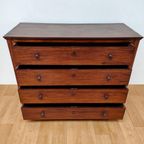 Vintage Antiek Landelijk Frans Dressoir Commode Ladekast 809 thumbnail 5