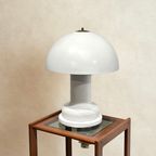 Italiaanse Vintage Witte Mushroom Lamp thumbnail 4