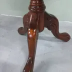 Vintage Italiaanse Notenhout Wijntafeltje Bijzet- Plantentafel Met Inlay thumbnail 7