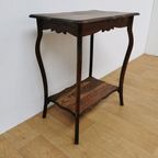 Landelijk Antiek Brocante Bijzettafeltje Plantentafeltje thumbnail 11