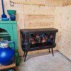 Vintage Kastje Dressoir Drankkast Bar Wandmeubel thumbnail 7