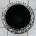 Large Ceramic Black And White Vase By Scheurich Germany Model 546-40 thumbnail 7
