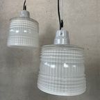 Vintage Industriële Hanglamp – Europhane (mat Glas) thumbnail 5