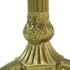 Mid Century Ronde Marmeren Salontafel Bijzettafel Messing thumbnail 9