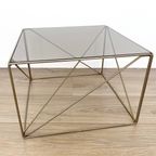 Super Zeldzame Mid Century Isocele Side Table Ontworpen Door Max Sauze, Franse Architecturale Salont thumbnail 2