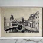 “Rijn Bij Woerden” Potlood Tekening Door C.G. Baars thumbnail 8