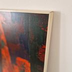 Vintage Druk Wolfgang Reuther Jaren 60 / 70 Schilderij thumbnail 6