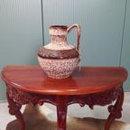 Antieke Halfronde Barok Sidetable thumbnail 7