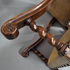 Matching Set / Castle Chairs / Neo Barok / Sheep Leather / 1900S thumbnail 17