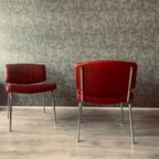 2X Vintage Conseil Chairs By Pierre Gauriche For Meurop,Ca60 thumbnail 13