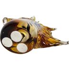 Murano Glas - Sculpture - 'horse Head' - Amber Glas - 3e Kwart 20e Eeuw thumbnail 7