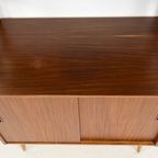 Scandinavisch Vintage Teak Fineren Kast Vardo thumbnail 8