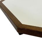 Vintage Salontafel Achthoek Design Jaren 70 Wenge Octagon thumbnail 8