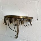 Vintage 'Gouden' Legger / Etagere / Wandconsole thumbnail 9