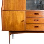 Deens Design Vintage Highboard Vitrinekast 1960’S thumbnail 9