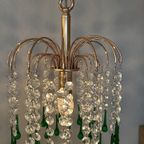 3 Beschikbaar Vintage Murano Teardrop Hanglampen Kristal thumbnail 3