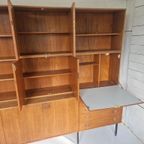 O.m.f. Modulair Wand Meubel Vintage Design Teak thumbnail 6