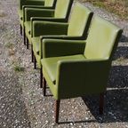 Groen Lederen Eetkamerstoelen Mobitec (4) thumbnail 2