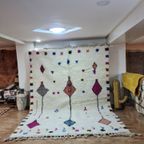 Authentiek Marokkaans Berber Beni Ourain Tapijt 300X200 Cm - 100% Wol, Handgemaakt thumbnail 3